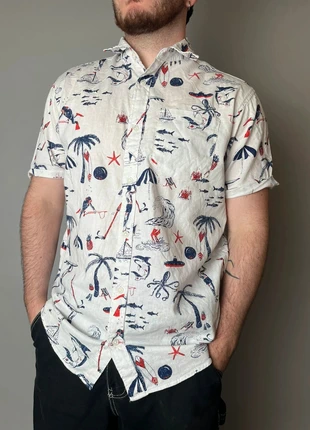 🌴 Jack & Jones Summer Beach Shirt – Size S | Coastal Vibes, brand: Jack & Jones, condizioni: Ottime, taglia: S, €15.95, €17.45 include la Protezione acquisti