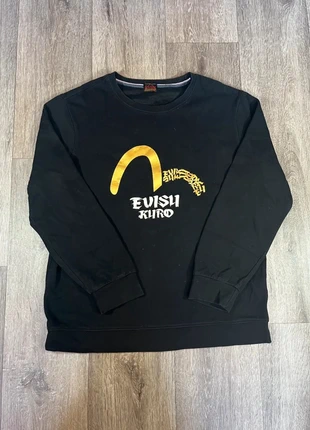 Pull Evisu Kuro Sweatshirt Noir Doré Logo Arrière Et Avant Homme Taille M, marke: Evisu, zustand: Sehr gut, größe: M, 79,90 €, 84,60 € beinhaltet Vinted-Käuferschutz Pro