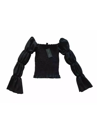 New Look Top Black Stretchy Long Sleeve On/Off Shoulders Size 8 NEW rrp £15.99, brand: New Look, condition: New with tags, size: S / UK 8-10, £7.00, £8.05 includes Buyer Protection Pro
