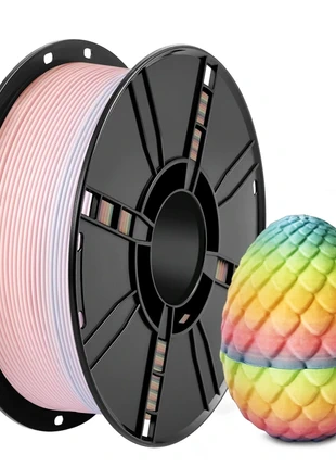 Matte Rainbow Keleidi PLA Filament 1.75mm, merk: Keleidi, staat: Nieuw met prijskaartje, € 14,95, € 16,40 inclusief Kopersbescherming Pro