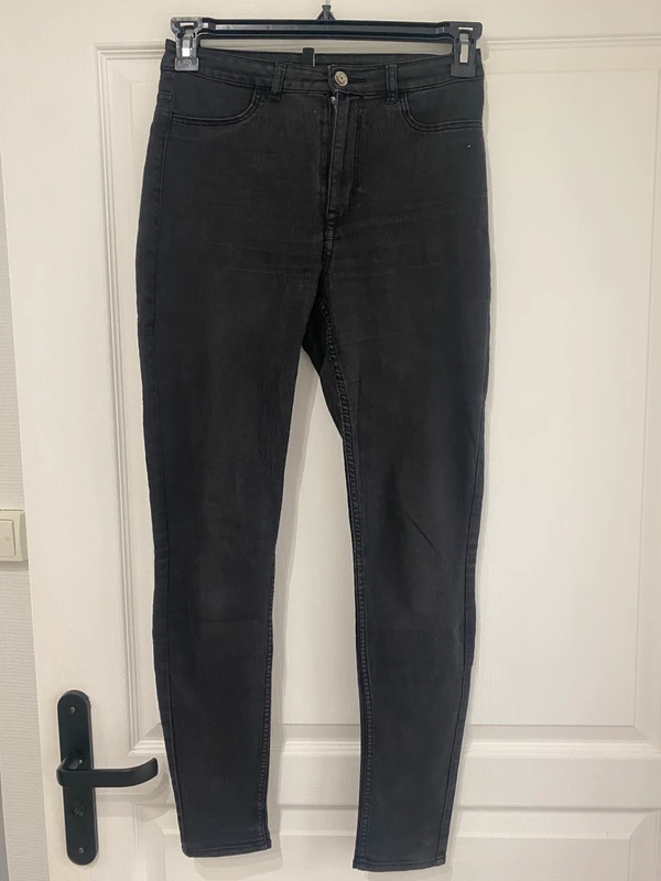 Jeans noir skinny H&M 38 M taille haute