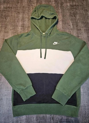 Sweat à capuche Nike tricolore vert / beige / noir - taille S, brand: Nike, condition: Very good, size: S, €25.90, €27.90 includes Buyer Protection