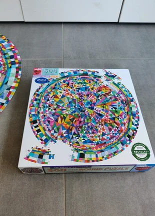 Puzzle rond 500 pièces, merk: eeBoo, staat: Heel goed, € 11,00, € 12,25 inclusief Kopersbescherming