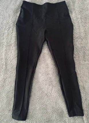 Black TU leggings with line detail - size 12, brand: TU, condition: Very good, size: L / 12, £2.99, £3.84 includes Buyer Protection