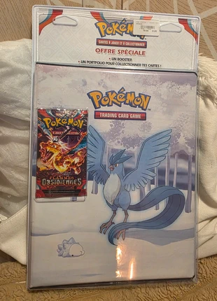 Portfolio Artikodin + booster EV3 Flammes Obsidiennes scellé, marque: Pokémon, état: Neuf avec étiquette, 19,90 €, 21,60 € Protection acheteurs (Pro) incluse