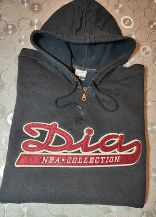 Magnifique sweat à capuche felpa, Dia NBA Collection, logo brodé, Noir, taille L, brand: Dia, condizioni: Ottime, taglia: L, €13.95, €15.35 include la Protezione acquisti