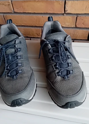 Meindl dames wandelschoen mt 38 Blauw groenige kleur, merk: Meindl, staat: Heel goed, maat: 38, € 25,00, € 26,95 inclusief Kopersbescherming