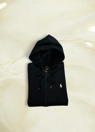 Veste polo Ralph Lauren à Capuche | Taille S Homme| Noir logo Blanc, brand: Ralph Lauren, condition: Very good, size: S, €60.00, €63.70 includes Buyer Protection