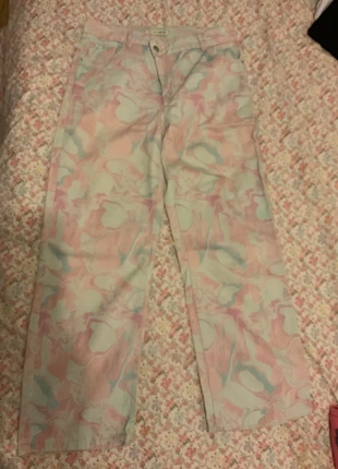 Jean taille haute multicolore pastel, brand: Pimkie, condizioni: Ottime, taglia: M / IT 42 / EU 38, €8.00, €9.10 include la Protezione acquisti