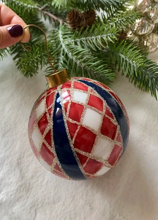 Pallina di Natale in vetro, marca - Enzo De Gasperi (EDG), merk: EDG, staat: Nieuw zonder prijskaartje, € 8,00, € 9,10 inclusief Kopersbescherming