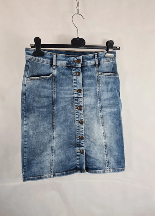 Jeansrock Damen MIDI blau Shadi Denim, marque: Soyaconcept, état: Très bon état, taille: L / 40 / 12, 14,00 €, 15,40 € Protection acheteurs incluse