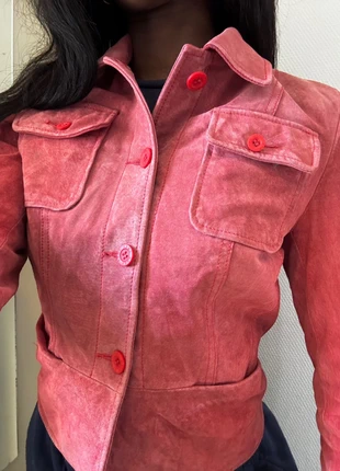 Coral/Pink Leather vest, marque: Amara, état: Neuf sans étiquette, taille: S / 36 / 8, 14,00 €, 15,40 € Protection acheteurs incluse