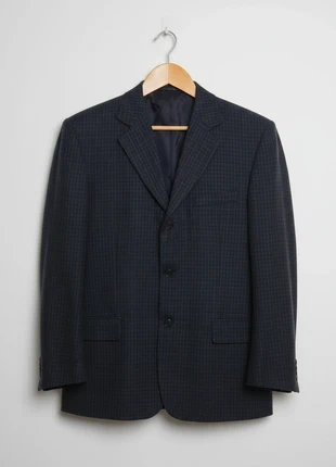 Vintage - Premium 100% wool Navy Men’s Blazer Buttoned with Flaps Pockets - L-XL 🌸 👠, marque: Vintage Dressing, état: Très bon état, taille: L, 49,99 €, 53,19 € Protection acheteurs (Pro) incluse