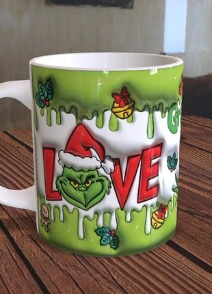Grinch Christmas Mug – Funny Holiday Coffee Cup, merk: Mug, staat: Nieuw zonder prijskaartje, € 8,50, € 9,63 inclusief Kopersbescherming