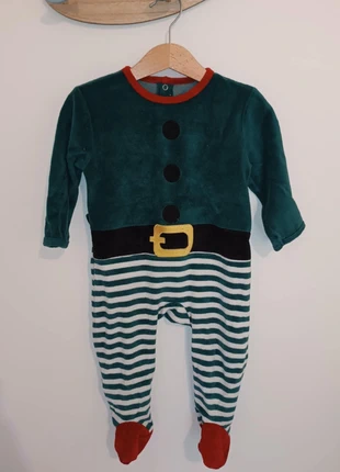 Pyjama velours de Noël Kiabi - Taille 18 mois, brand: Kiabi, condizioni: Ottime, taglia: 12-18 mesi / 80 cm, €2.00, €2.80 include la Protezione acquisti