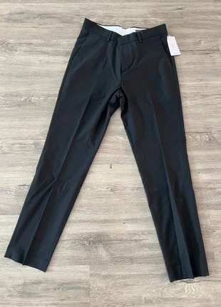 Pantalón de traje negro Slim Fit talla 46 32R, marca: H&M, estado: Nuevo con etiquetas, tamaño: W36 | ES 46, 19,99 €, 20,99 € Protección al comprador incluida
