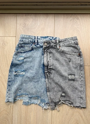 Vintage denim skirt, merk: Bershka, staat: Heel goed, maat: S / 36 / 8, € 4,00, € 4,90 inclusief Kopersbescherming