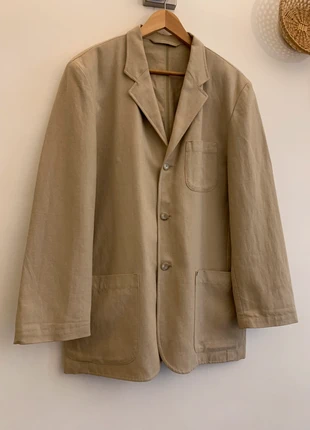 Veste tailleur en lin, merk: New Man, staat: Goed, maat: M / 38 / 10, € 5,00, € 5,95 inclusief Kopersbescherming