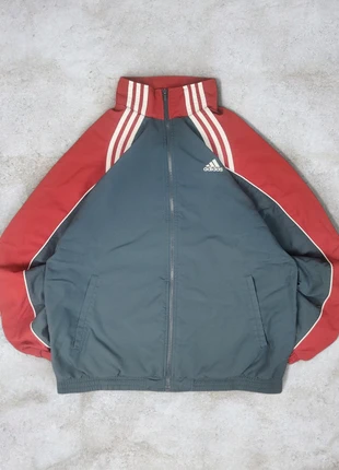 Veste Adidas vintage grise & bordeaux – Taille M, brand: adidas, condition: Very good, size: M, €85.00, €89.95 includes Buyer Protection