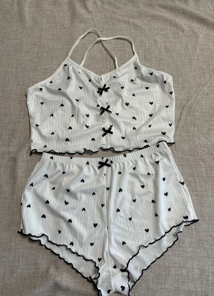 Schlafanzug/ Pijama 2er Set Top/ Shorts Gr.XL, merk: Sonstiges, staat: Heel goed, maat: L / 40 / 12, € 2,50, € 3,33 inclusief Kopersbescherming