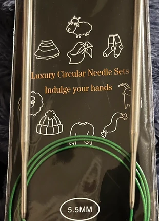 5.5mm Luxury Circular Knitting Needles - NEW, brand: NO LABEL, condition: New with tags, £2.00, £2.80 includes Buyer Protection
