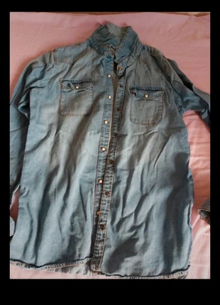 Camisa ganga Denim & Co, merk: Denim Co, staat: Heel goed, maat: 12 jaar / 152 cm, € 3,00, € 3,85 inclusief Kopersbescherming
