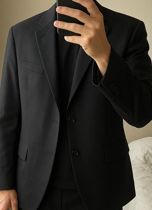 Blazer Stretch Celio Noir Taille 56, marque: Celio, état: Très bon état, taille: 56, 15,00 €, 16,45 € Protection acheteurs incluse