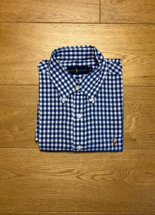Chemise Ralph Lauren bleue et Blanche à carreaux Logo brodé marron prémium Taille M Homme, marke: Ralph Lauren, zustand: Sehr gut, größe: M, 25,80 €, 27,79 € inklusive Vinted-Käuferschutz