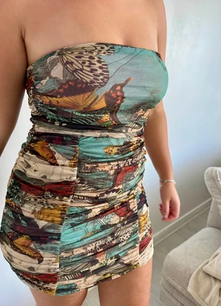 Robe d’été bustier, marque: PrettyLittleThing, état: Très bon état, taille: M / 38 / 10, 5,00 €, 5,95 € Protection acheteurs incluse