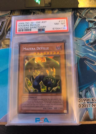 Mazera DeVille PSA 8, brand: Yu-Gi-Oh!, condition: Very good, €30.00, €32.20 includes Buyer Protection