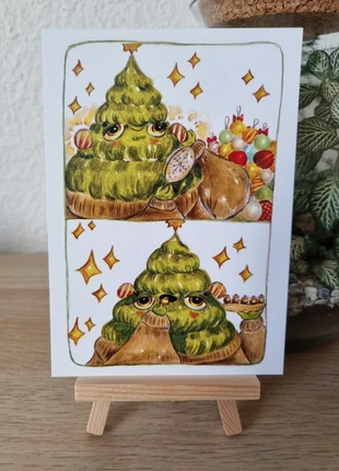 Carte Hiver Sapin de Noël Le Prince au Petit Pois Neuve 🌲, marque: Le Prince Au Petit Pois, état: Neuf avec étiquette, 4,50 €, 5,43 € Protection acheteurs incluse