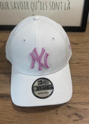 Casquette New Era NY Yankees Blanche Logo Rose – Taille TU, Neuve avec Étiquette, Authentique, marca: New Era, estado: Novo com etiquetas, tamanho: Tamanho único, €20.00, €21.70 inclui Proteção do Comprador Pro