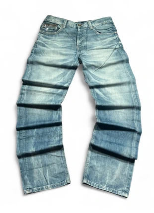 Jean Denim parachute délavé, marque: Teddy Smith, état: Très bon état, taille: W32 | FR 42, 40,00 €, 42,70 € Protection acheteurs incluse