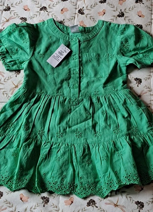 Vestido verde 18-24 meses Gap Novo, marca: GAP, estado: Novo com etiquetas, tamanho: 18-24 meses / 86 cm, €39.90, €42.60 inclui Proteção do Comprador