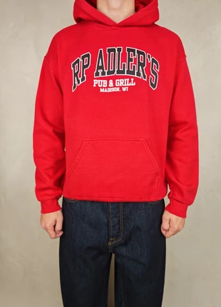 Sweat à capuche Red Vintage coupe Boxy Y2K • Size M, marque: Vintage Dressing, état: Très bon état, taille: M, 14,99 €, 16,44 € Protection acheteurs incluse