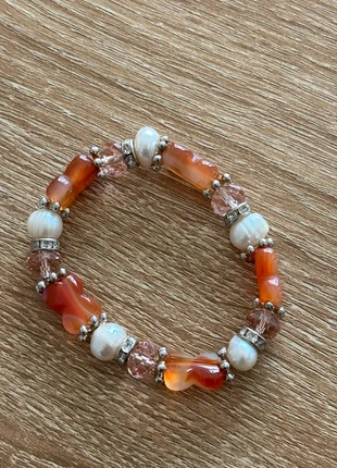 Bracelet pierre et perle Vintage, marque: sansnom., état: Bon état, 1,00 €, 1,75 € Protection acheteurs incluse