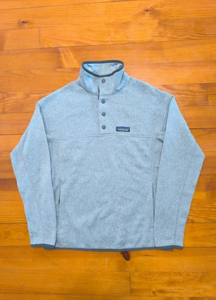 Polaire Femme - Col à boutons - Vintage - Patagonia - Gris - Taille S, merk: Patagonia, staat: Heel goed, maat: S / 36 / 8, € 51,99, € 55,29 inclusief Kopersbescherming