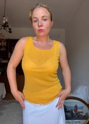 Fusalandri Sheer Knit Tank, marca: Fusalandri, estado: Muy bueno, tamaño: L / 40 / 12, 5,00 €, 5,95 € Protección al comprador incluida