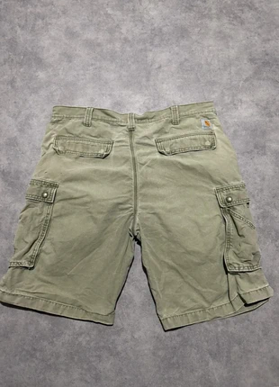 Short Cargo Carhartt Kaki à Poches Logo Cousu Vintage / Taille 48, marke: Carhartt, zustand: Gut, größe: W38 | DE 54, 17,90 €, 19,50 € beinhaltet Vinted-Käuferschutz Pro