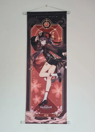 Genshin Impact Hu Tao poster scroll, brand: Genshin impact, condition: Very good, €6.50, €7.53 includes Buyer Protection