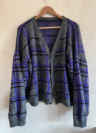 Joli gilet en laine gris et violet vintage, brand: Vintage Dressing, condition: Very good, size: XL / 42 / 14, €22.00, €23.80 includes Buyer Protection