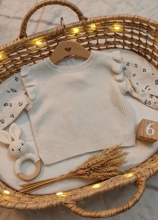 Pull + manches imprimées – Gémo, brand: Gémo, condizioni: Ottime, taglia: 6-9 mesi / 68 cm, €4.50, €5.43 include la Protezione acquisti