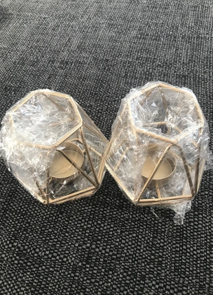2 brand new gold tealights holders!, brand: Source Unknown, condition: New without tags, £1.75, £2.54 includes Buyer Protection