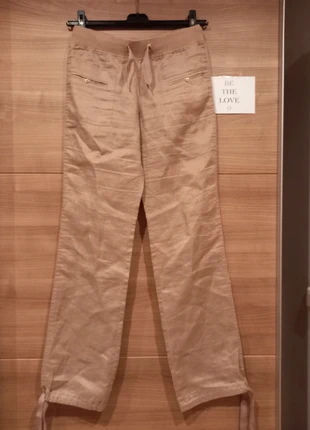 Bruine losse broek etam 36 ramie, marque: Etam, état: Très bon état, taille: S / 36 / 8, 3,00 €, 3,85 € Protection acheteurs incluse