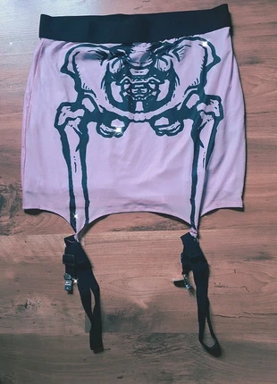Killstar skirt skeleton pastelgoth avril lavigne, brand: Killstar, condition: Very good, size: XL / 42 / 14, €20.00, €21.70 includes Buyer Protection