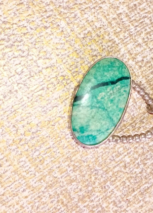 Pendentif en chrysoprase, estado: Novo sem etiquetas, €8.00, €9.10 inclui Proteção do Comprador