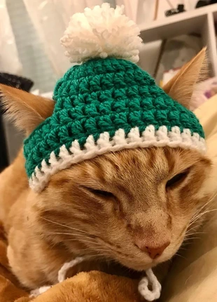 Gorro para gato em crochet, marca: Miminhos4all, estado: Nuevo sin etiquetas, 4,00 €, 4,90 € Protección al comprador Pro incluida