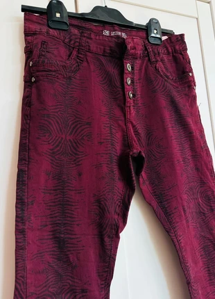 Pantalon bordeau neuf taille 38 safari zèbre neuf, merk: Lexxury, staat: Nieuw zonder prijskaartje, maat: M / 38 / 10, € 10,00, € 11,20 inclusief Kopersbescherming