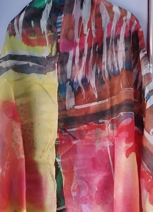 écharpe, étole en soie, brand: Fabrication Artisanale, condition: Very good, €49.00, €52.15 includes Buyer Protection