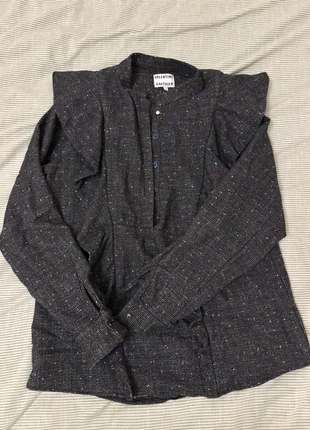 Blouse grise épaisse, marca: Valentine Gauthier, estado: Muito bom, tamanho: S / 36 / 8, €25.00, €26.95 inclui Proteção do Comprador